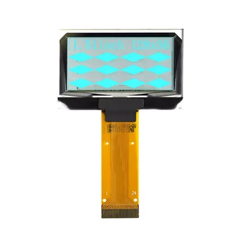 1,5-инчов OLED-дисплей 128x56 с Пълна Ъгъл на видимост, Прозрачен монохромен Екран