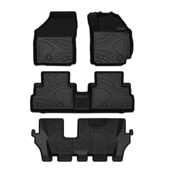 1 комплект 3D Непромокаеми Подови Изтривалки Килим TPE Автомобилни Постелки За Правото на Управление на Suzuki ERTIGA (7 Места) 2019 +