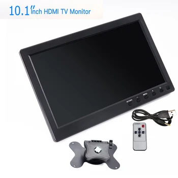 10.1-инчов HD авто монитор с цифров LCD екран 1024 *600 IPS с поддръжка на HDMI, VGA, AV, BNG SUB