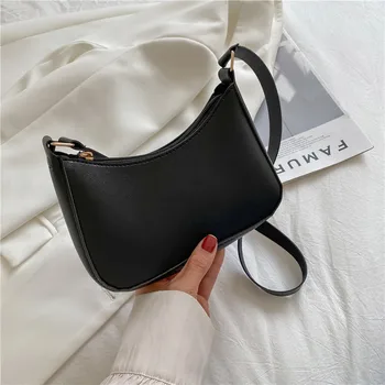 2023 Дамски нова мода Корея чанта в ретро стил от цялата изкуствена кожа, ежедневни дамски чанта, дизайнерска чанта