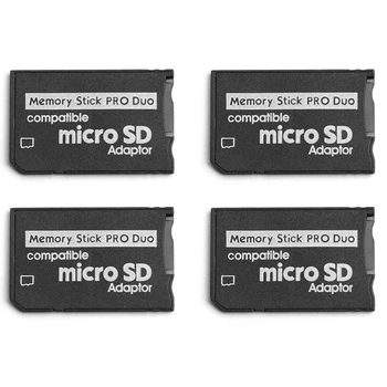 4X Адаптер Memory Stick Pro Duo, TF card, Micro SD/Micro SDHC карта Memory Stick duo, MS Pro Duo Карта За адаптер на Sony PSP Карта