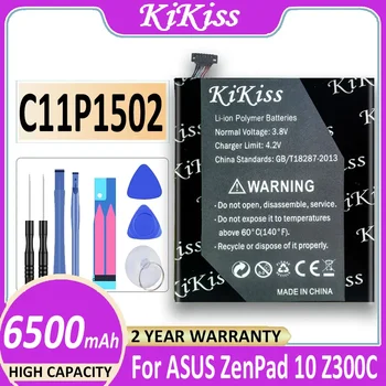6500 ма KiKiss C11P1502 за ASUS ZenPad 10 Z300CG Z300CL P01T Z300M Z300C P023 10,1 Батерия Bateria 