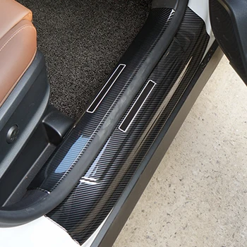 ABS Въглеродни Влакна Добре Дошли на Педала на Прага на Тампон за Охрана, Защитно покритие За Mercedes-Benz AMG GT A200 B200 GLB GLC GLE GLS