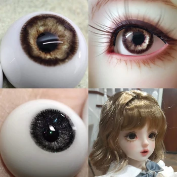 BJD Eyes куклени очи 8 мм-20 мм куклени красиви гипсови черни Очи за играчки 1/8 1/4 1/6 1/3 SD DD аксесоари за кукли 8 мм-20 мм куклени очи