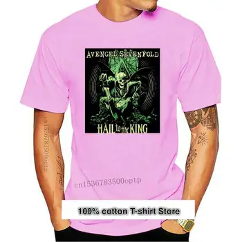 Camiseta oficial Avenged Sevenfold Vie En, granizo al rey, séptima trompeta, malvado