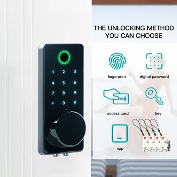 Sasha Smart lock, Bluetooth Заключване на Пръстови Отпечатъци Смарт Карта Цифров Код Електронна Система за Заключване За Домашна Сигурност Секретни