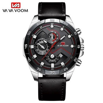 VAVA VOOM Часовници висше луксозна марка, мъжки модерен бизнес ръчни часовници, спортни Водоустойчив часовник с дата, мъжки часовник Relogio Masculino