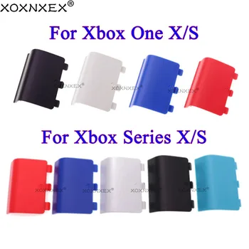 XOXNXEX 1 бр. за безжичен контролер Xbox One X серия S Пластмасовия капак в корпуса на батерията делото Взаимозаменяеми корпус на Кутията врати
