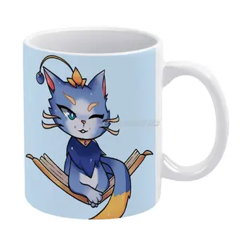 Yuumi Чаши за Кафе Възглавници за Хола Калъфи за Възглавници Декоративни Калъфки за възглавници Cat Fanart Сладък Kawaii Egirl Kitt G