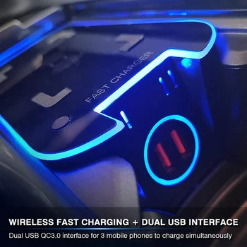 Автомобилното безжично зарядно устройство QI мощност 15 W, зарядно устройство ще захранване на плоча, на притежателя на телефона, за да Volvo XC90 S90 XC60 VC60 S60 V90