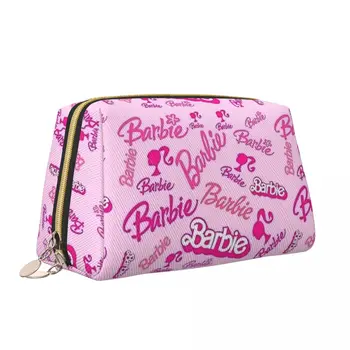 Барби В Розово Козметични Чанти Тенденция Козметични Чанти Голям Капацитет Merch Woman Zipper Beauty Free Toiletries