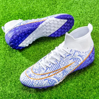 Висококачествена футболна Мъжки обувки Градинска TF / AG Футболни обувки, Мъжки Футболни обувки за футзала Лека Тренировочная обувки, Мъжки Футболни обувки
