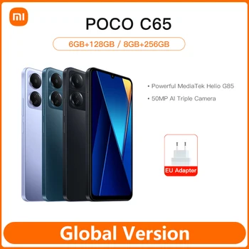 Глобалната версия на POCO C65 6 GB 128 GB /8 GB 256 GB MediaTek Хелио G85 6,74 