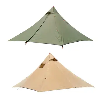 Горещи палатки за къмпинг Ветрозащитное подслон Непромокаемая Зимна палатка за къмпинг Голямо пространство Tipi Топли палатки Ultralight дишаща купол
