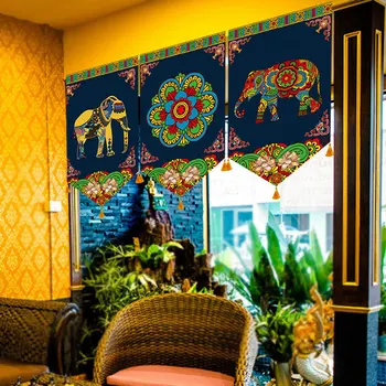 Декоративна завеса на будизма в югоизточна Азия, В Тайланд Индийския малайзийском стил за украса на ресторант, Зала, на Триъгълна Хартата, Завеса