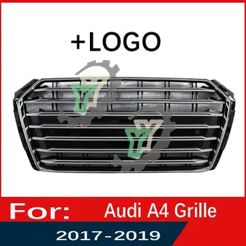 За Audi A4 2017 20148 2019, решетка, предна броня, централна панел, горната решетка (модифицирана за стил S4)