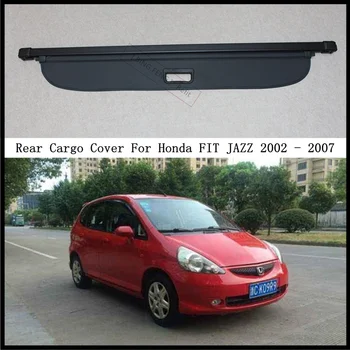 Задната част на товарен капак за Honda FIT (JAZZ 2002 2003 2004 2005 2006 2007 Защита на екрана на багажника Подробности за промяна на защитния капак