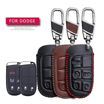 Калъф за дистанционно смарт ключ за кола за Dodge Caliber Journey Caravan Charger RAM Nitro Stratus Auto Key Fob Holder Cover Shell Bag