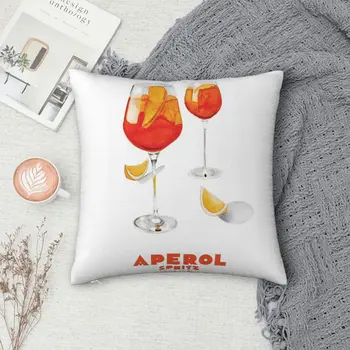 Калъфка Aperol Spritz от полиестер, калъфка за възглавници, удобна възглавница, декоративни възглавници за дивана, използвани за дома, хол