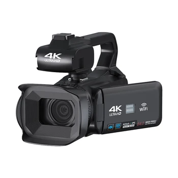 Камера видео 4K 64-мегапикселова камера с превръщането 4,0-инчов сензорен екран с Професионална цифрова камера