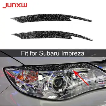 Капачки за вежди на предните фарове от въглеродни влакна за Subaru WRX 10th 2008-2011, клепачите фарове