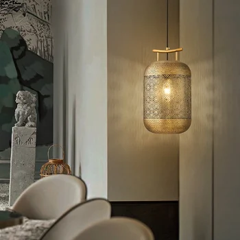 Китайски Класически Окачен лампа в стил на Дзен-изкуство, Ретро Ретро Окачен Лампа, начало Декор, Хол, Трапезария, Кабинет, Спалня, Бар.