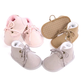 Модни удобни обувки за малки момчета, меки топли обувки отвътре за разходки на закрито и на открито, през есента и зимата