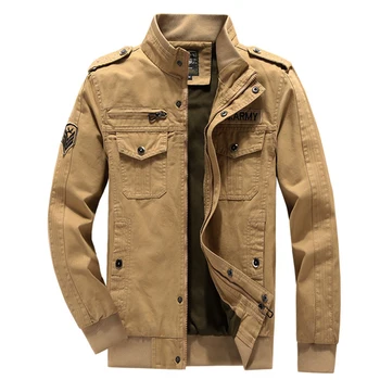 Мъжка мода 2023, пролетни ветроупорен памук, работни якета, мъжки есенни удобни якета с много джобове, якета мъжки стил стръмен човек Jeep