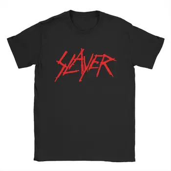 Мъжка тениска с логото на Slayers, новост, тениски от 100% памук, тениски с къс ръкав, блузи с кръгло деколте, големи размери