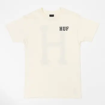 Мъжки t-shirt HUF Essentials Classic H с къс ръкав от естествена