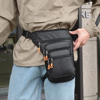 Мъжки водоустойчив набедренная чанта, поясная чанта, скута чанти за каране на мотоциклет, чанта през рамо, чанта през рамо, пътна нагрудная чанта