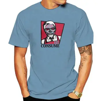 Мъжки тениски KFC They Live, новост, тениски от 100% памук, тениски с къс ръкав, дрехи за парти с кръгло деколте