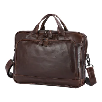 нов мъжки ежедневни бизнес портфейл от естествена кожа, многофункционални чанти-незабавни посланици, мъжка чанта през рамо за лаптоп