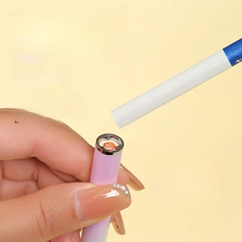 Нова ветрозащитная запалка за цигари 2024 г., маломощная Usb-запалка за зареждане