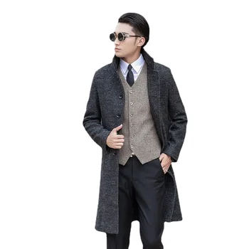 ново записване, висококачествена и модерна мъжка горна дреха, вълнена палто голям размер, по-големи размери S-XL 2XL 3XL 4XL 5XL 6XL 7XL 8XL 9XL 10XL