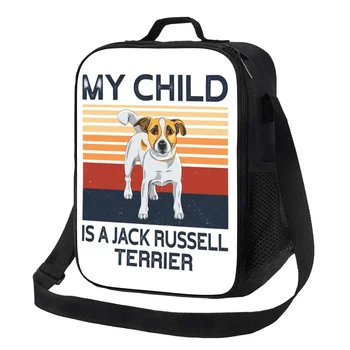 Обичай обяд-бокс My Child Is A Jack Russell Terrier, чанта-хладилник за мъже и жени, термоизолированные обяд-апарати за ученици