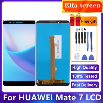 Оригинални LCD дисплей за Huawei Mate 7 LCD сензорен дисплей, дигитайзер, в събирането, подмяна на екрана на дисплея Huawei Mate7 MT7
