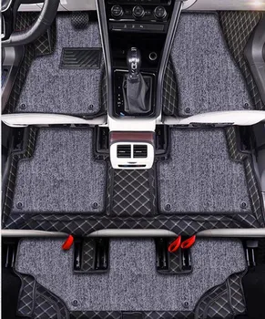 Отлично качество! Обичай специални автомобилни постелки за Lexus RX 350hL 2022-2018 на 6 и 7 места трайни двуслойни килими за RX350hL 2020