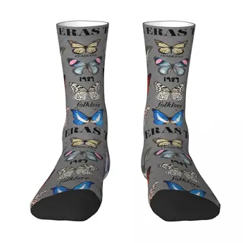 пеперуда От сцената на екрана Зимни унисекс чорапи за джогинг Happy Socks в уличном стил Crazy Sock