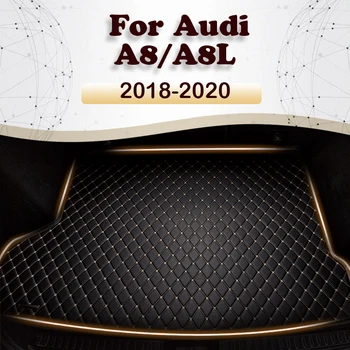 Подложка в багажника на колата за Audi A8/A8L Негибридный 2018 2019 2020 Карго Подложка Килим Детайли на интериора Аксесоари на Кутията