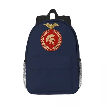 Раници на Римски Гладиатор, тийнейджърката чанта за книги, от ежедневните училищни чанти за студенти, Раница за лаптоп, чанта през рамо с Голям капацитет