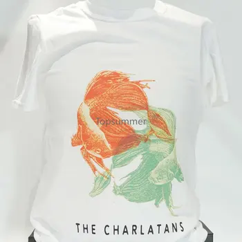 Тениска в стил brith-поп-рок The Charlatans Stone Roses Verve Happy Mondays S-3Xl