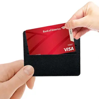 Цветна Тънка Банкова карта, Кредитна карта за Идентификация, Тънък държач за карти, чанта за банкови карти, кесия за монети, бизнес портфейл