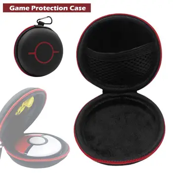 Чанта за носене Pokemon Go Plus + Органайзер за съхранение на мълния, Удар твърд защитен калъф за носене, слот аксесоари L7X8